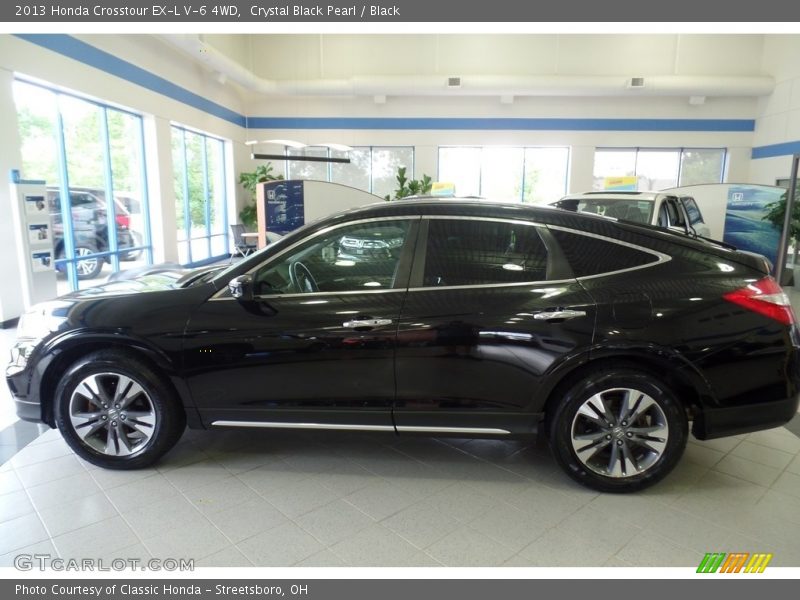 Crystal Black Pearl / Black 2013 Honda Crosstour EX-L V-6 4WD