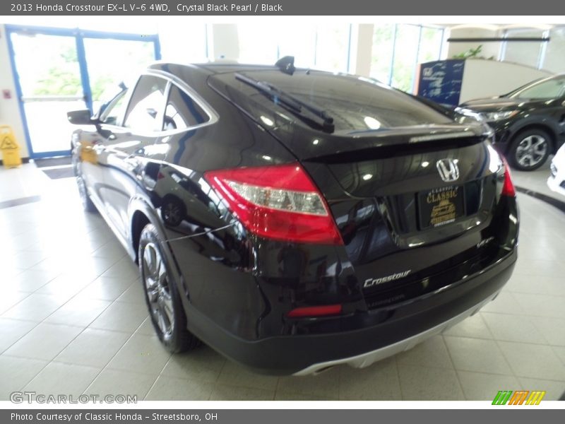 Crystal Black Pearl / Black 2013 Honda Crosstour EX-L V-6 4WD