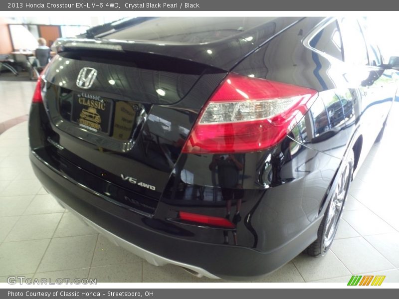 Crystal Black Pearl / Black 2013 Honda Crosstour EX-L V-6 4WD