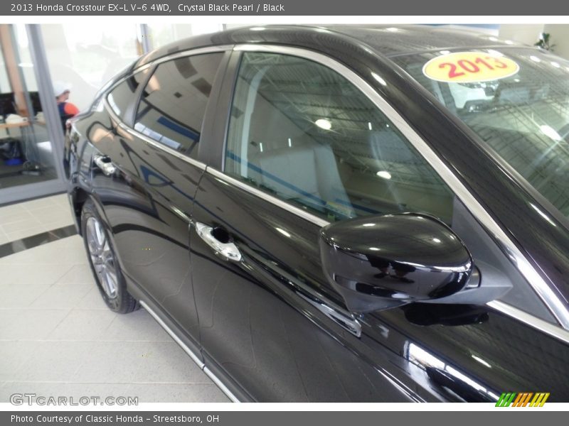Crystal Black Pearl / Black 2013 Honda Crosstour EX-L V-6 4WD