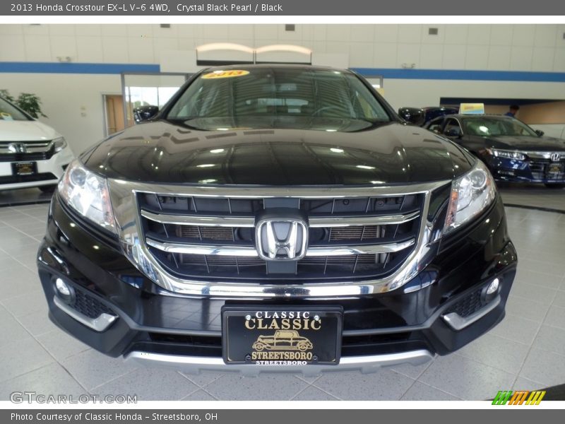Crystal Black Pearl / Black 2013 Honda Crosstour EX-L V-6 4WD
