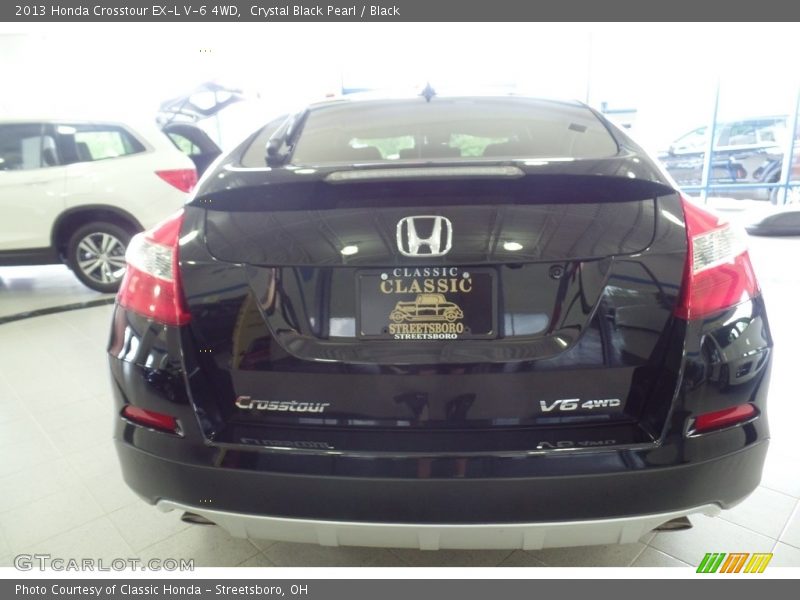 Crystal Black Pearl / Black 2013 Honda Crosstour EX-L V-6 4WD