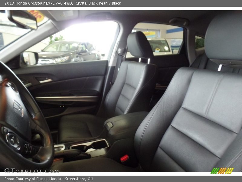 Crystal Black Pearl / Black 2013 Honda Crosstour EX-L V-6 4WD