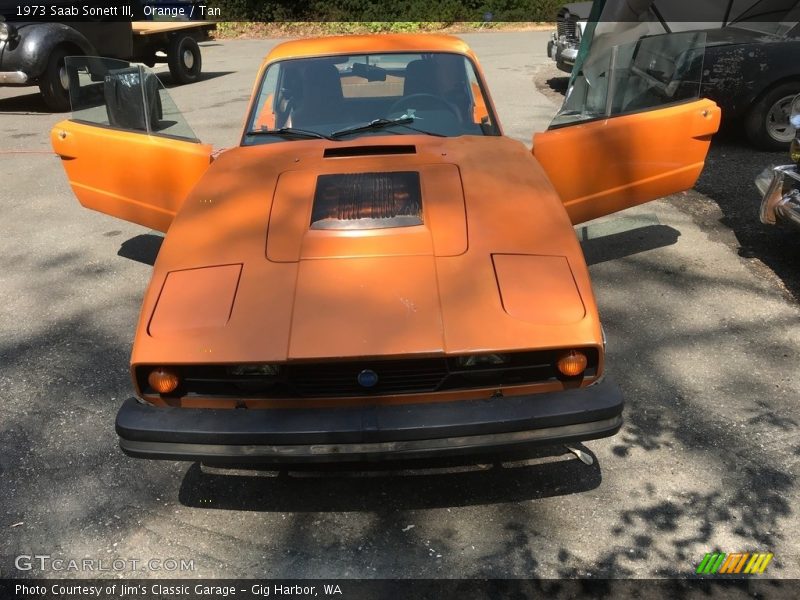 Orange / Tan 1973 Saab Sonett III