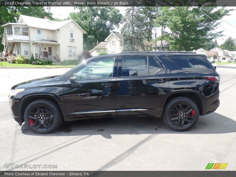 Mosaic Black Metallic / Jet Black 2019 Chevrolet Traverse Premier AWD