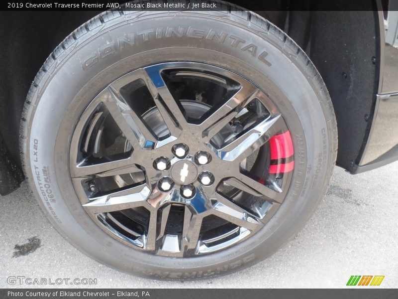 Mosaic Black Metallic / Jet Black 2019 Chevrolet Traverse Premier AWD