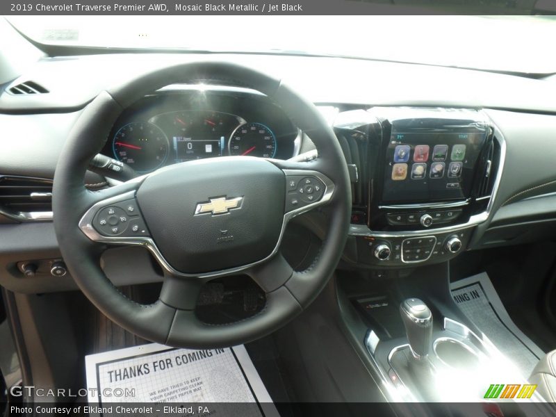 Mosaic Black Metallic / Jet Black 2019 Chevrolet Traverse Premier AWD