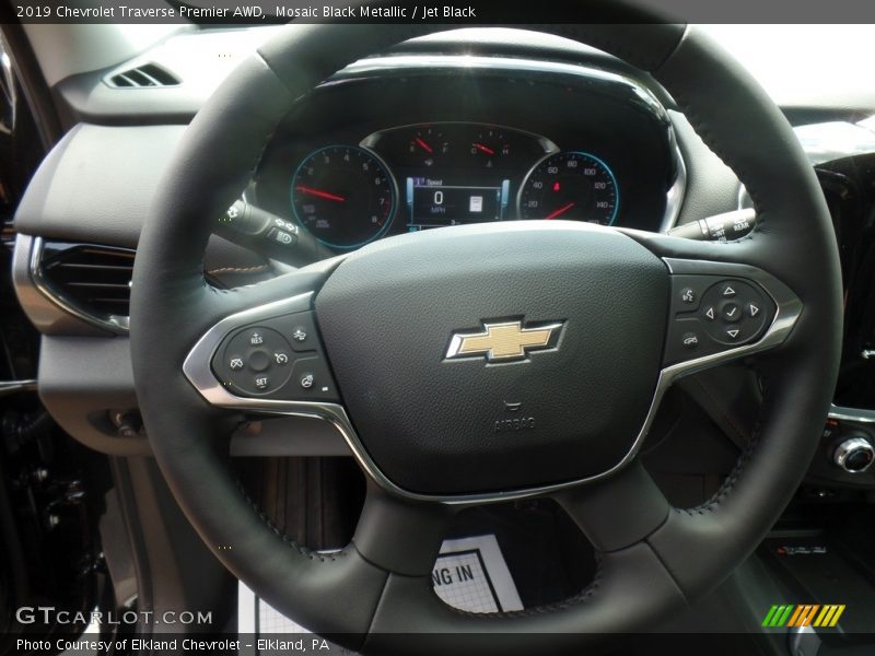 Mosaic Black Metallic / Jet Black 2019 Chevrolet Traverse Premier AWD