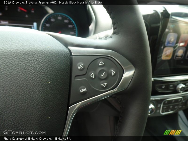 Mosaic Black Metallic / Jet Black 2019 Chevrolet Traverse Premier AWD