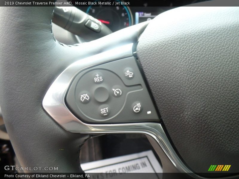 Mosaic Black Metallic / Jet Black 2019 Chevrolet Traverse Premier AWD