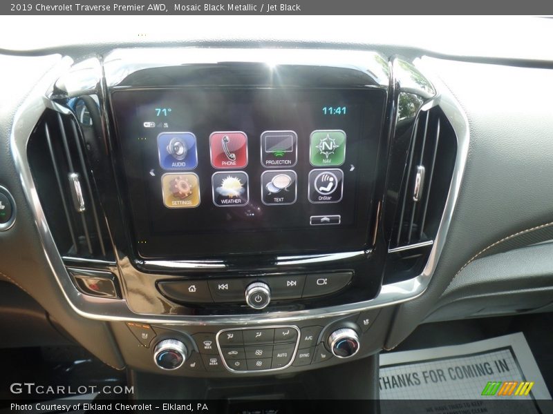 Mosaic Black Metallic / Jet Black 2019 Chevrolet Traverse Premier AWD
