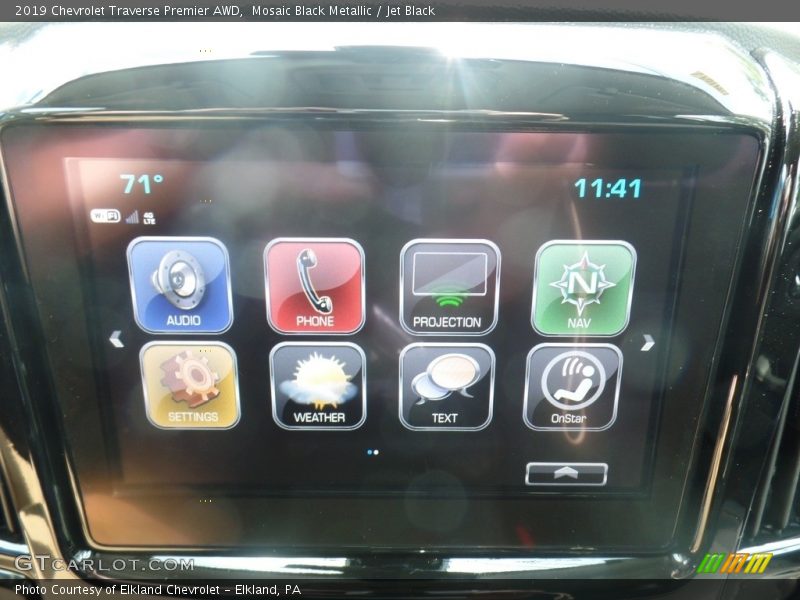 Mosaic Black Metallic / Jet Black 2019 Chevrolet Traverse Premier AWD