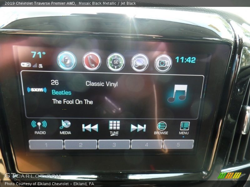 Mosaic Black Metallic / Jet Black 2019 Chevrolet Traverse Premier AWD