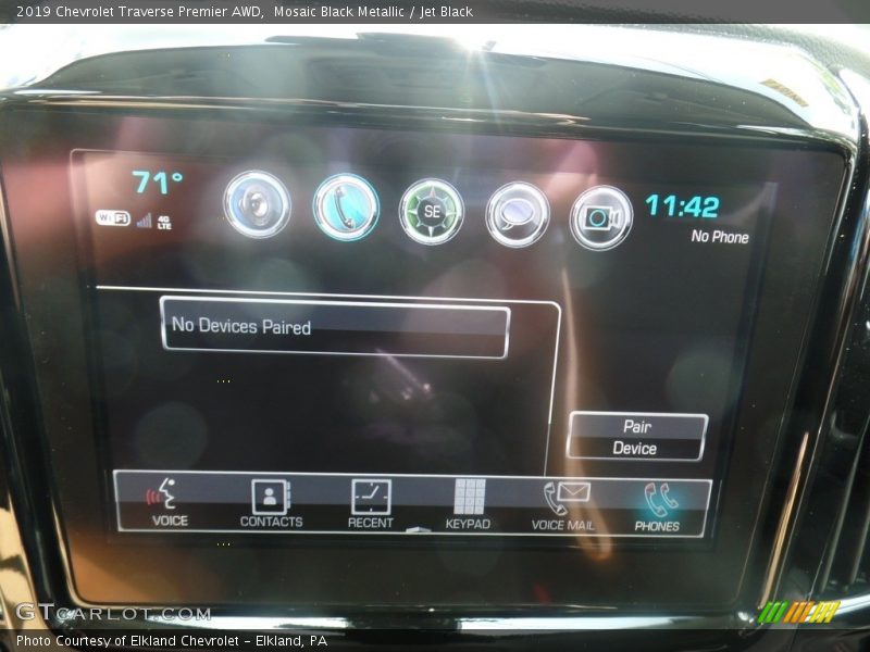 Mosaic Black Metallic / Jet Black 2019 Chevrolet Traverse Premier AWD