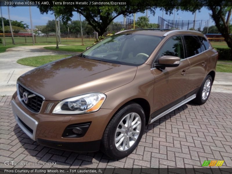 Terra Bronze Metallic / Sandstone/Espresso 2010 Volvo XC60 T6 AWD