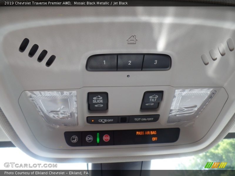 Mosaic Black Metallic / Jet Black 2019 Chevrolet Traverse Premier AWD