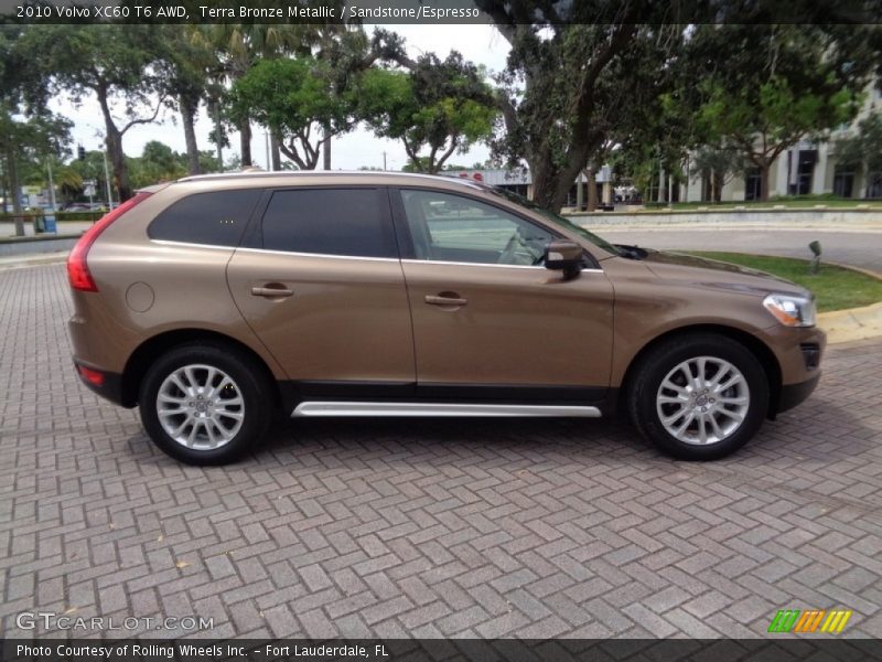 Terra Bronze Metallic / Sandstone/Espresso 2010 Volvo XC60 T6 AWD