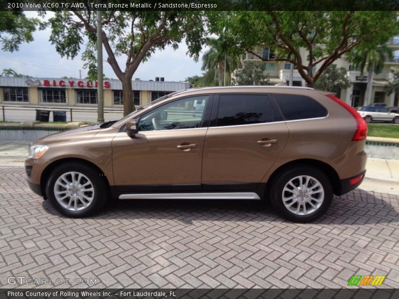 Terra Bronze Metallic / Sandstone/Espresso 2010 Volvo XC60 T6 AWD