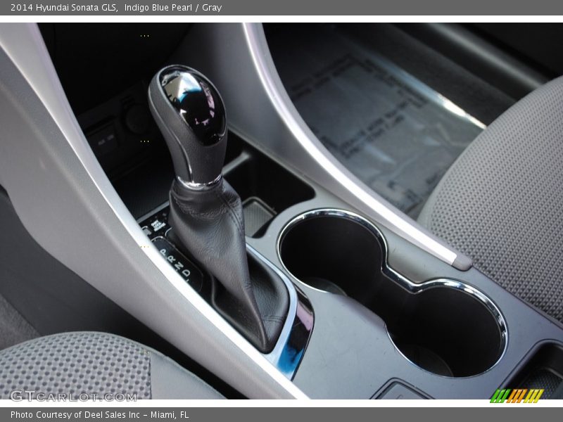 Indigo Blue Pearl / Gray 2014 Hyundai Sonata GLS
