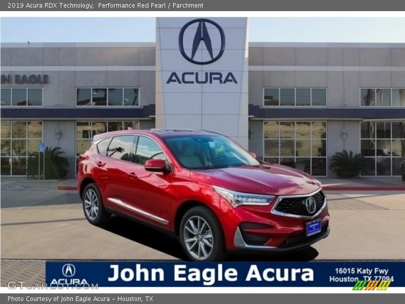 Performance Red Pearl / Parchment 2019 Acura RDX Technology