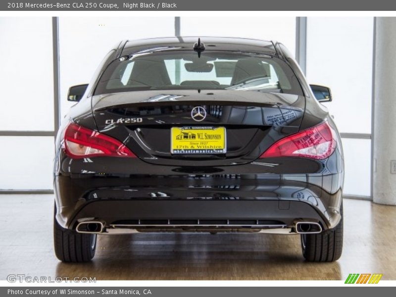 Night Black / Black 2018 Mercedes-Benz CLA 250 Coupe