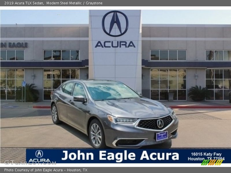 Modern Steel Metallic / Graystone 2019 Acura TLX Sedan