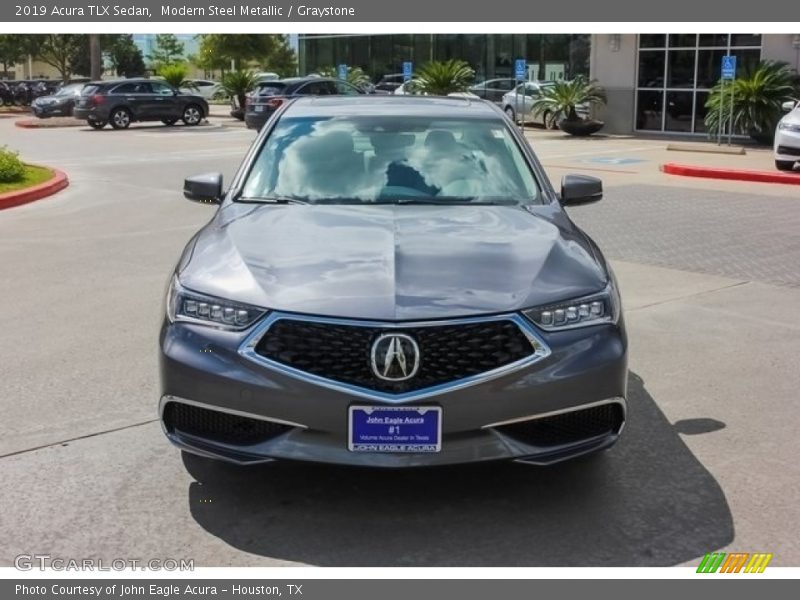 Modern Steel Metallic / Graystone 2019 Acura TLX Sedan