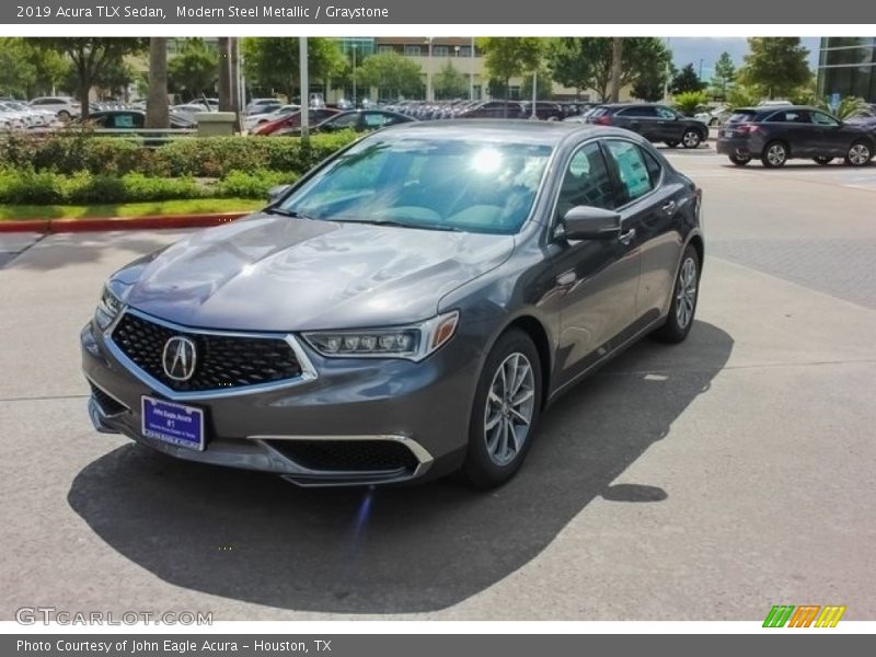 Modern Steel Metallic / Graystone 2019 Acura TLX Sedan
