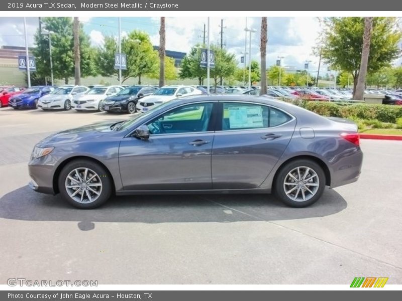 Modern Steel Metallic / Graystone 2019 Acura TLX Sedan
