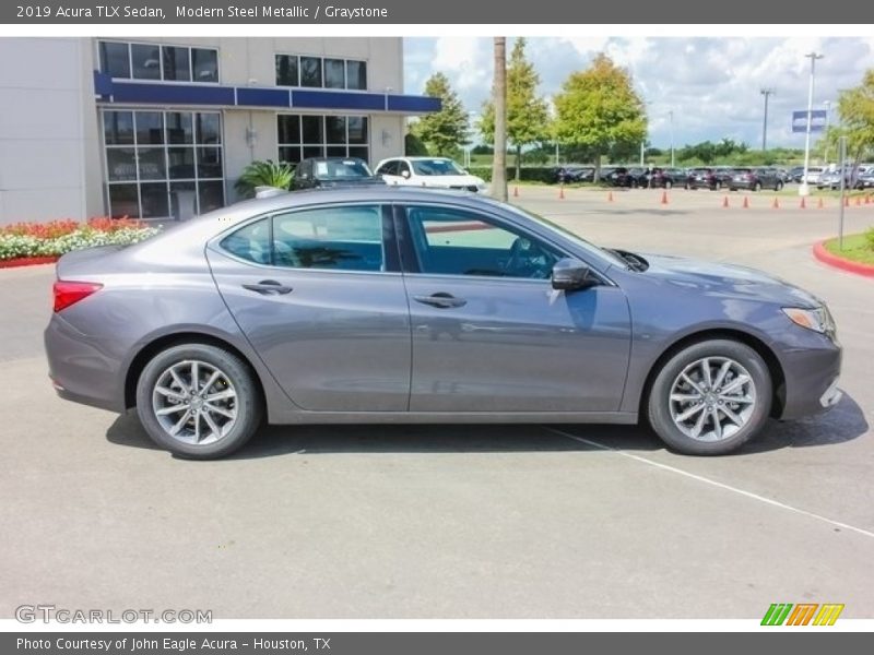 Modern Steel Metallic / Graystone 2019 Acura TLX Sedan