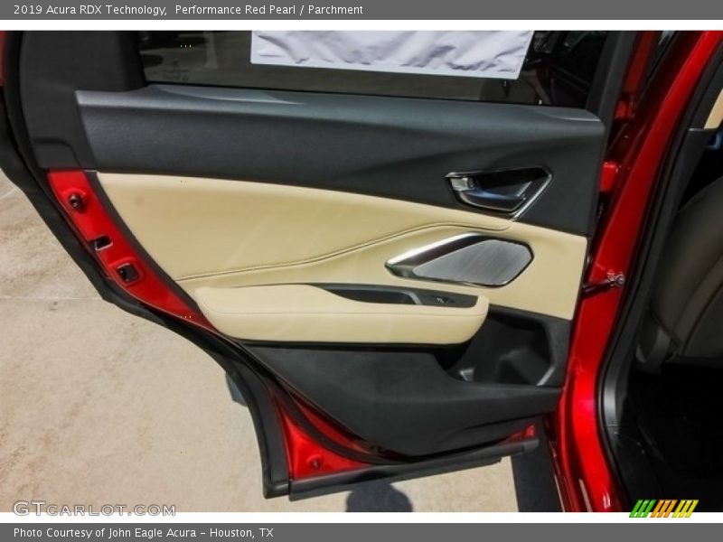 Performance Red Pearl / Parchment 2019 Acura RDX Technology