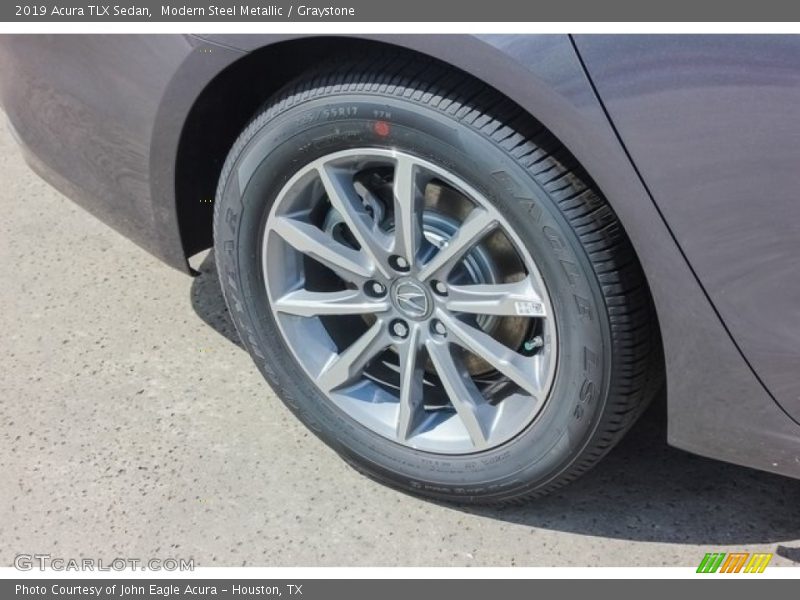Modern Steel Metallic / Graystone 2019 Acura TLX Sedan