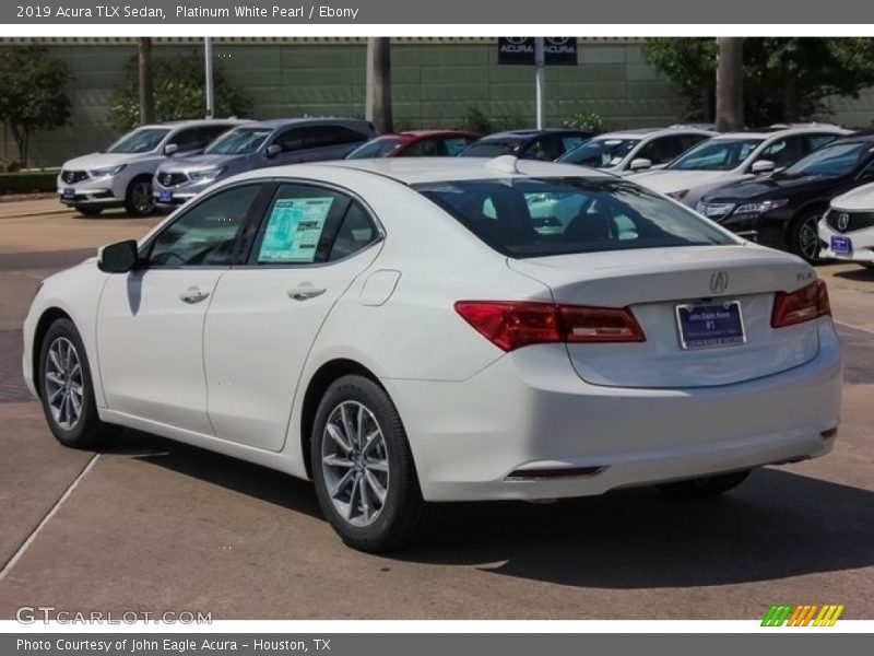 Platinum White Pearl / Ebony 2019 Acura TLX Sedan