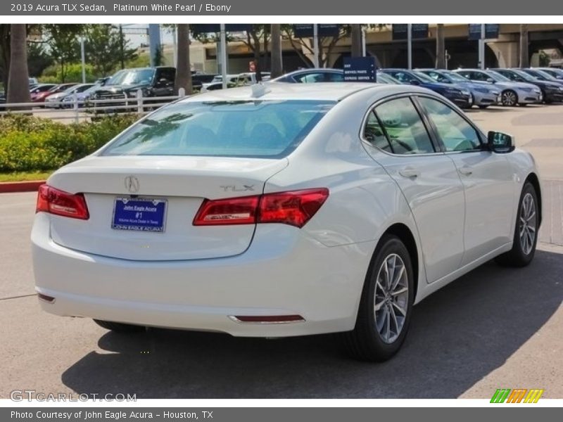 Platinum White Pearl / Ebony 2019 Acura TLX Sedan
