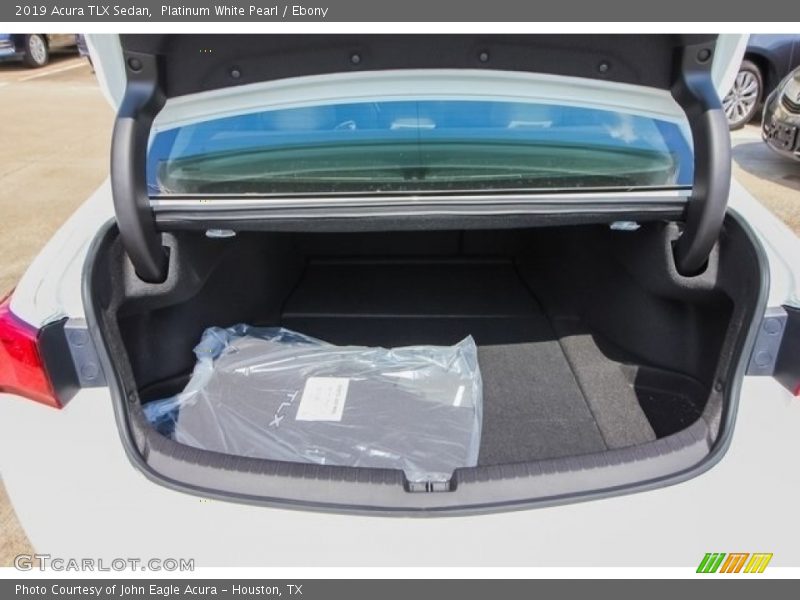 Platinum White Pearl / Ebony 2019 Acura TLX Sedan