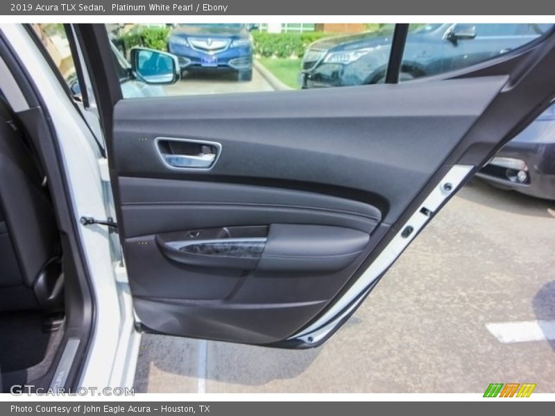 Platinum White Pearl / Ebony 2019 Acura TLX Sedan