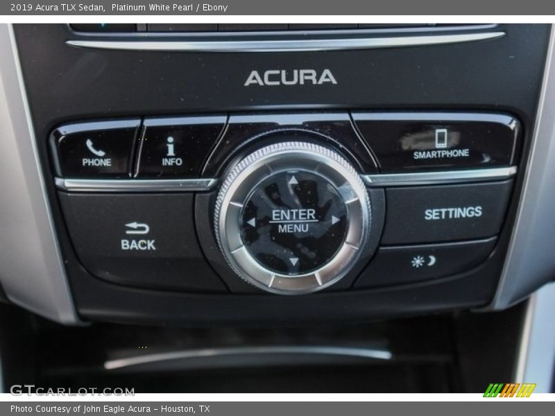 Platinum White Pearl / Ebony 2019 Acura TLX Sedan