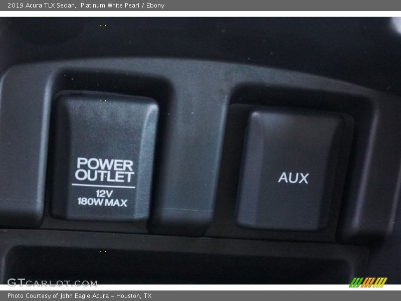 Platinum White Pearl / Ebony 2019 Acura TLX Sedan