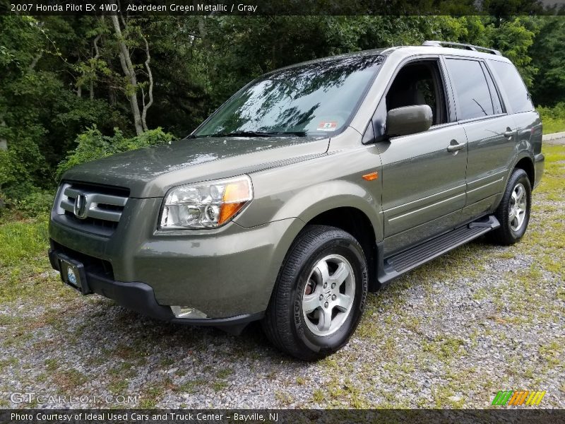 Aberdeen Green Metallic / Gray 2007 Honda Pilot EX 4WD