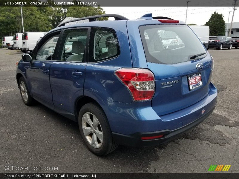 Quartz Blue Pearl / Gray 2016 Subaru Forester 2.5i
