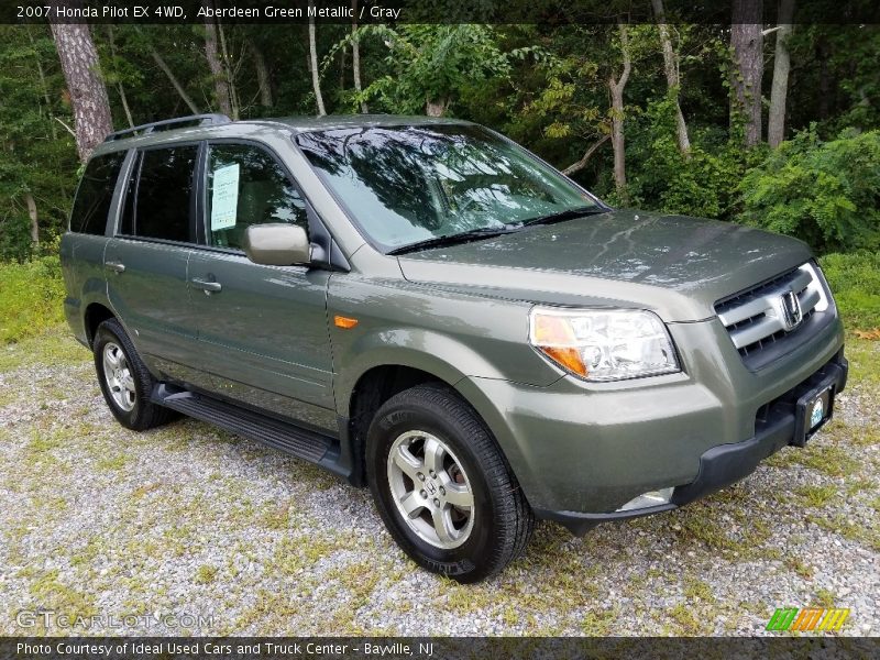 Aberdeen Green Metallic / Gray 2007 Honda Pilot EX 4WD