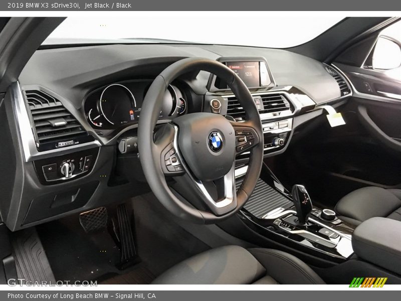 Jet Black / Black 2019 BMW X3 sDrive30i