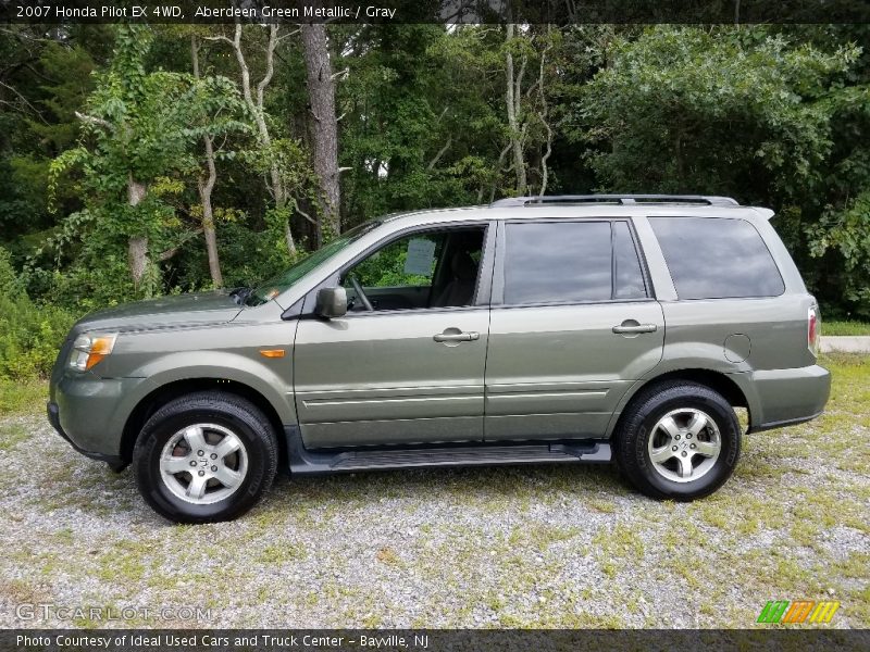 Aberdeen Green Metallic / Gray 2007 Honda Pilot EX 4WD