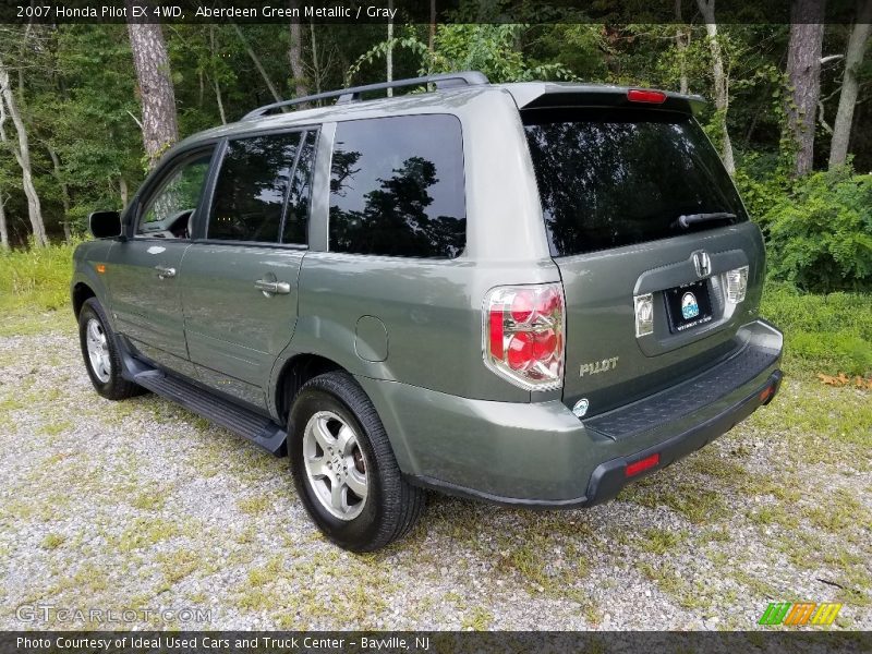 Aberdeen Green Metallic / Gray 2007 Honda Pilot EX 4WD