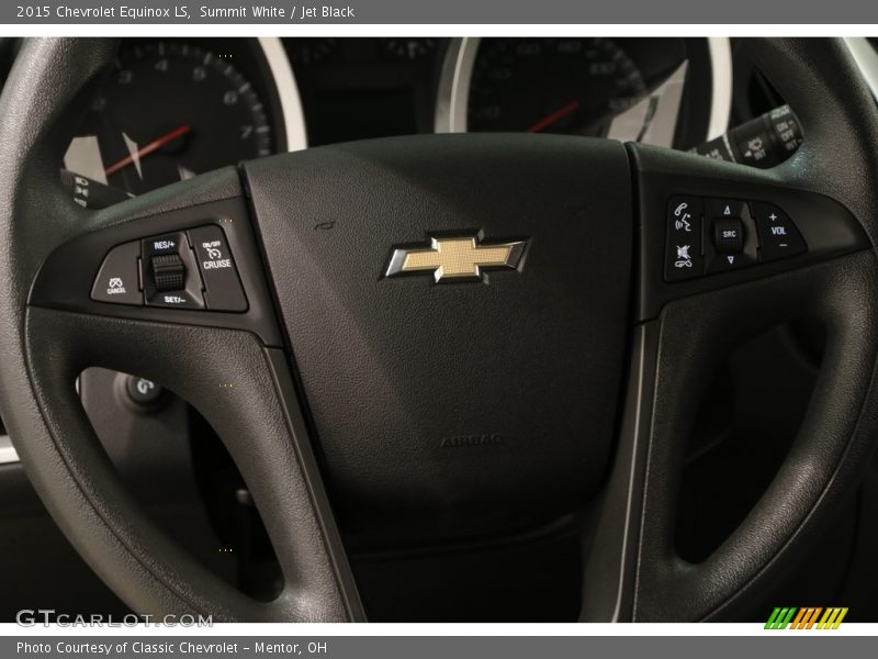 Summit White / Jet Black 2015 Chevrolet Equinox LS