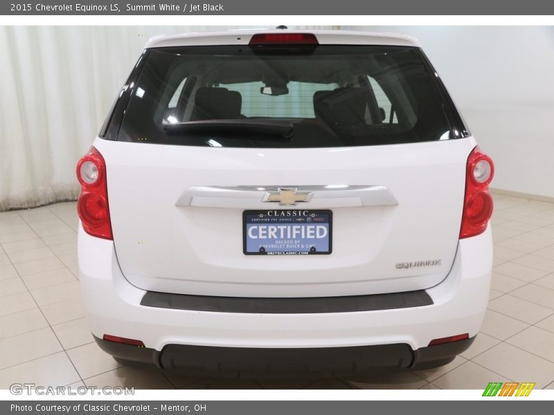 Summit White / Jet Black 2015 Chevrolet Equinox LS