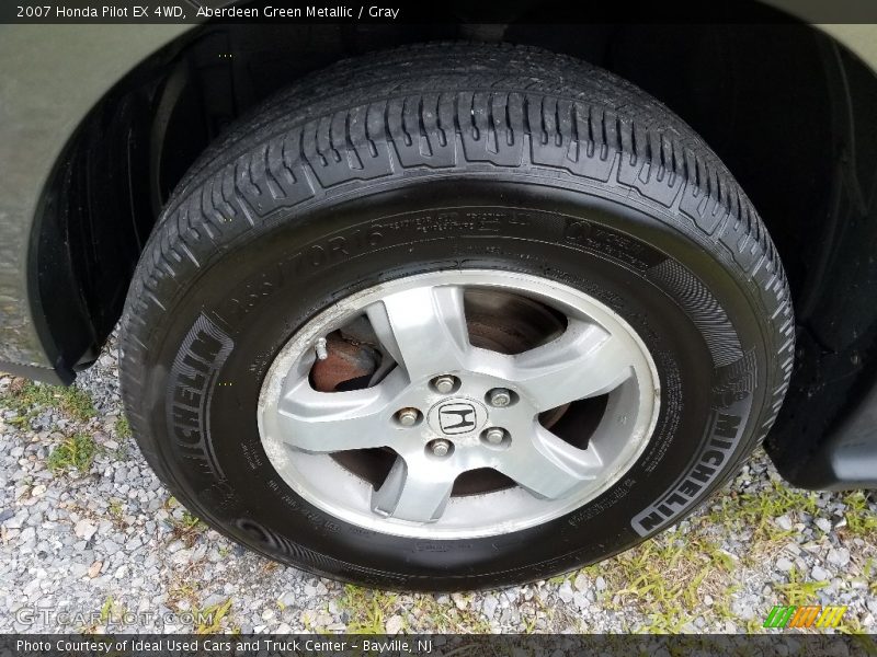 Aberdeen Green Metallic / Gray 2007 Honda Pilot EX 4WD