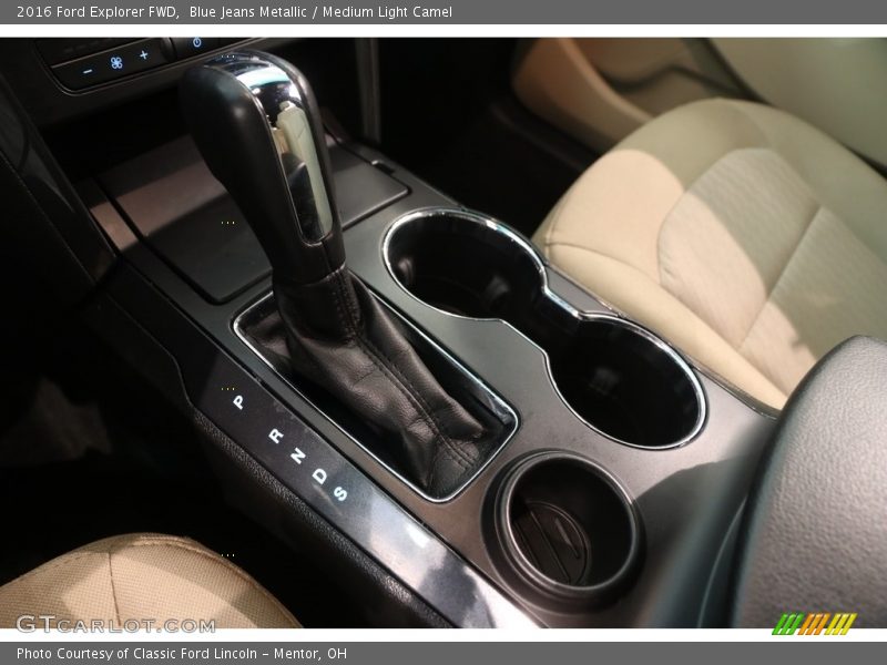 Blue Jeans Metallic / Medium Light Camel 2016 Ford Explorer FWD