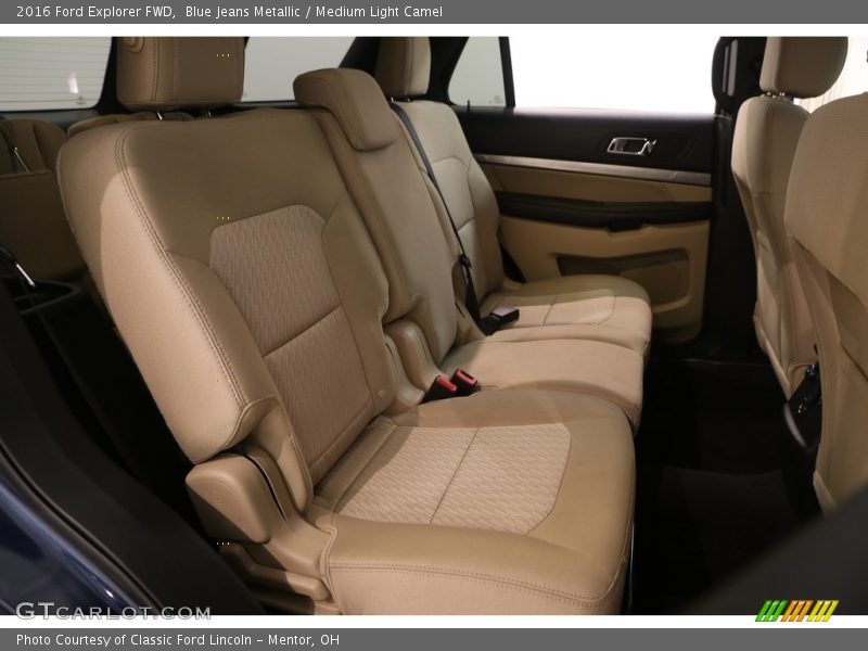 Blue Jeans Metallic / Medium Light Camel 2016 Ford Explorer FWD