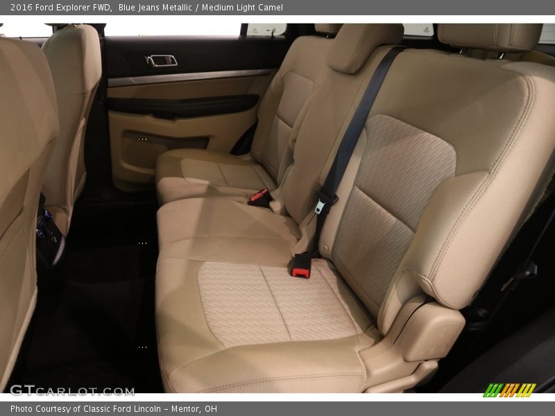 Blue Jeans Metallic / Medium Light Camel 2016 Ford Explorer FWD